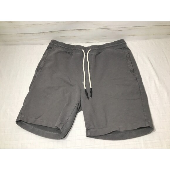 2 PAIR AG Adriano Goldschmied Jeans Co. Size LARGE Brown Gray Terry Sweat Shorts - Picture 3 of 16